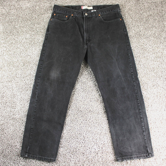 Levi's Other - Levis 505 Vintage Y2K Mens 38x30 Black Straight Leg Jeans